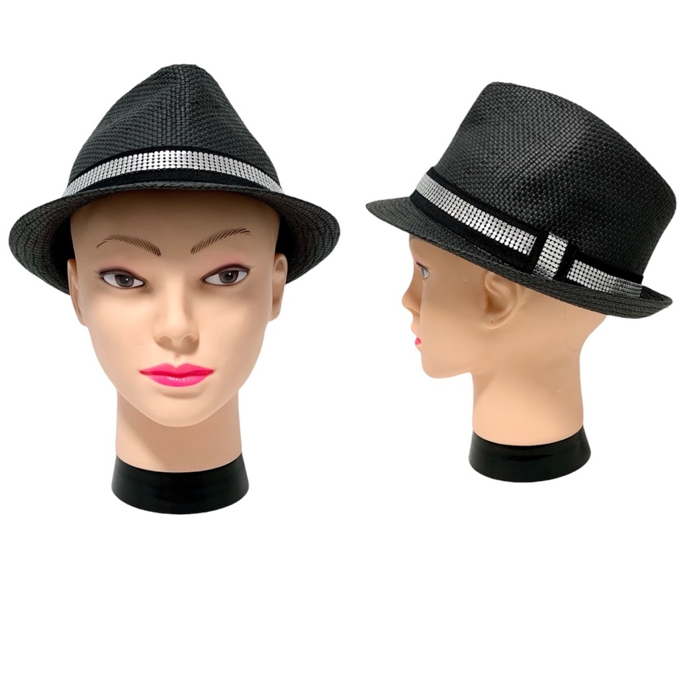 ❣️2/$40❣️ Black Fedora Hat - Picture 1 of 5